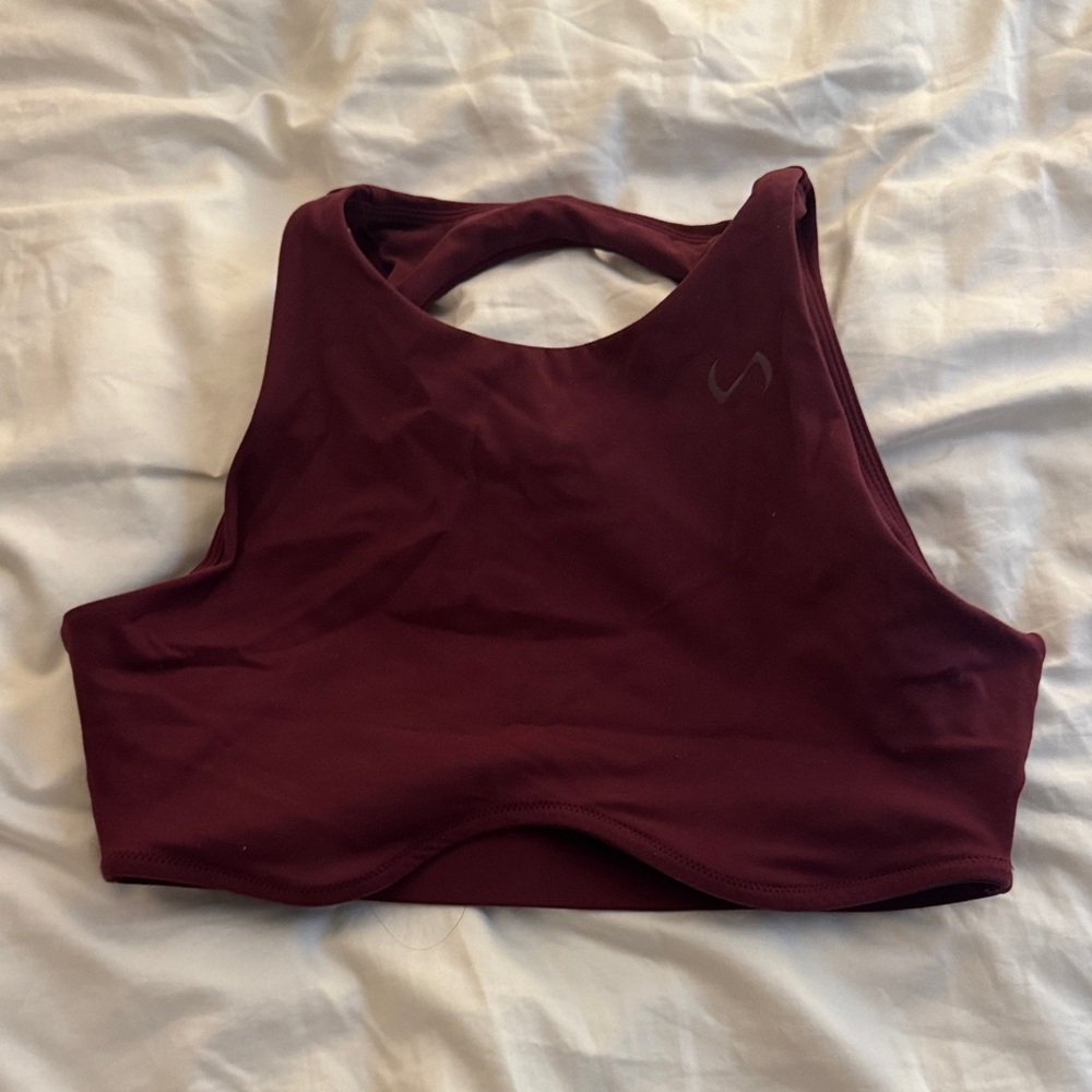 Stylish Maroon Sports Bra for Women